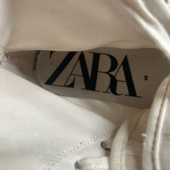 Zara size 9.5 Hi Top Sneakers - Picture 10 of 12
